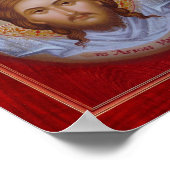 聖なるマディライオンのアイコンのポスター ポスター (角)