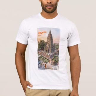 聖なるマハボディ寺院 ボドガヤ インド 建築 Tシャツ