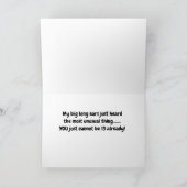 **聖なるモリーあなたはもう"13"になることができない** カード (内部)