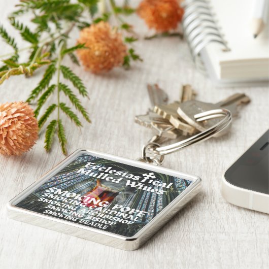 聖なるモリー、教会用のマルチのワイン キーホルダー (側面)