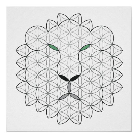 聖なるライオン、B01/BW。 ポスター (正面)