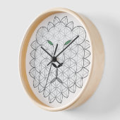 聖なるライオン、B01BW。 壁時計 (傾斜)