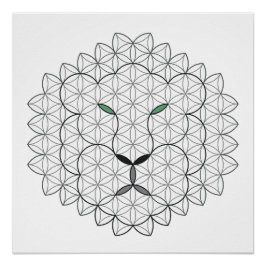 聖なるライオン、B051/BW。 ポスター