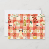 聖なるラヴィオリ 感謝します！小さなミートボールお誕生日おめでとう！ サンキューカード (裏面)