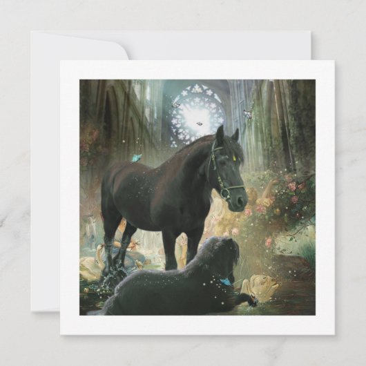 聖なるリトリート – グリーティングカード (正面)