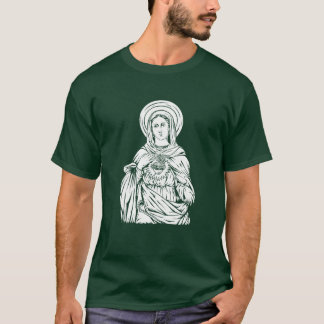 聖なるヴァージンマリクリスチャンの母イエス・キリスト Tシャツ