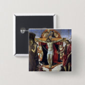 聖なる三位一体 – ボッティチェリ 缶バッジ (正面&裏面)