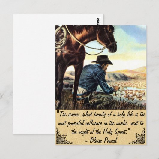 聖なる人生 ポストカード (正面/裏面)