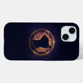 聖なる円環に潜む神秘の猫 Case-Mate iPhoneケース (裏面 (横))