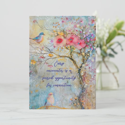 聖なる出会いフラットカード (スタンド正面)