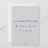 聖なる出会いフラットカード (裏面)