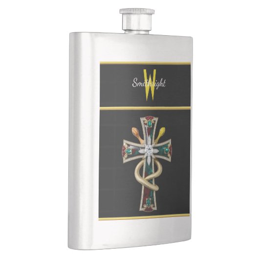 聖なる十字架上のヘビの舞 フラスク (右)