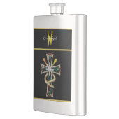 聖なる十字架上のヘビの舞 フラスク (左)