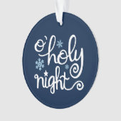 聖なる夜のクリスチモダンャン聖降誕祭 オーナメント (正面)