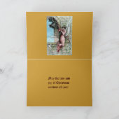 聖なる夜のクリスマスカード シーズンカード (内部)