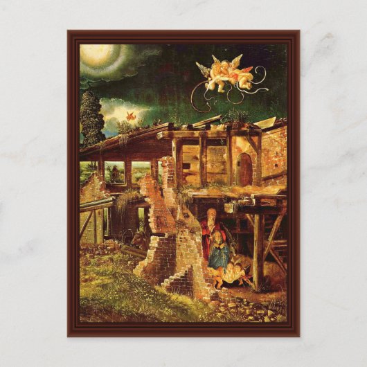 聖なる夜(出生)バイアルトドルファー，アルブレヒト ポストカード (正面)