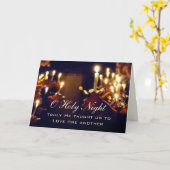 聖なる夜、彼は本当に愛教えする私たち カード (黄色い花)