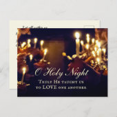 聖なる夜、彼は本当に愛教えする私たち ポストカード (正面/裏面)