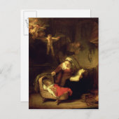 聖なる家庭, c.1645 ポストカード (正面/裏面)