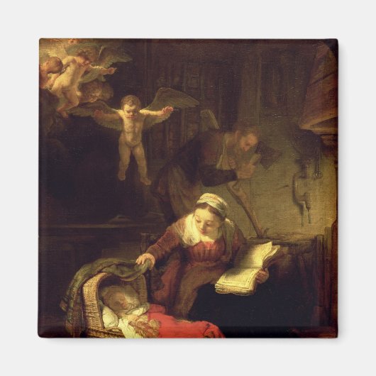 聖なる家庭， c.1645 マグネット (正面)