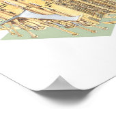 聖なる家族アントニオ・ガウディ。バルセロナスペイン ポスター (角)