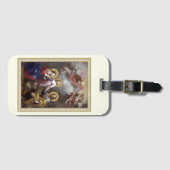 聖なる家族イエスメリーヨセフ宗教ヴィンテージ ラゲッジタグ (正面横)