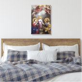 聖なる家族イエスメリーヨセフ キャンバスプリント (インサイチュ (寝室))