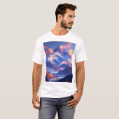 聖なる峰の日の出 Tシャツ (正面フル)
