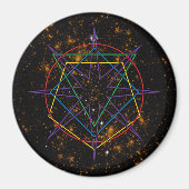 聖なる幾何学のシジル マグネット (正面)