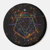 聖なる幾何学のシジル マグネット (正面)