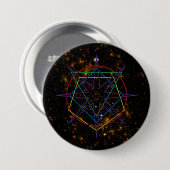 聖なる幾何学のシジル 缶バッジ (正面&裏面)