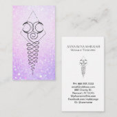 *~*聖なる幾何学の啓蒙ニルヴァーナパステル 名刺 (正面/裏面)