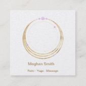 聖なる幾何学スピリチュアルニューエイジと形而上学 スクエア名刺 (正面)