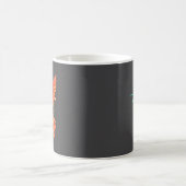 聖なる幾何学ハチドリ神秘的な天体デザイン コーヒーマグカップ (中央)