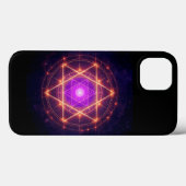 聖なる幾何学曼荼羅 - 宇宙の中の光 Case-Mate iPhoneケース (裏面 (横))