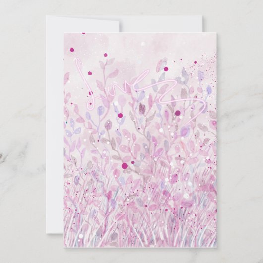 聖なる愛のカード - 実のなる精神の果実シリーズ 招待状 (正面)