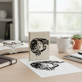 聖なる抱擁 – イバラの王冠の木工芸術 ラバースタンプ