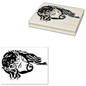 聖なる抱擁 – イバラの王冠の木工芸術 ラバースタンプ (押印)