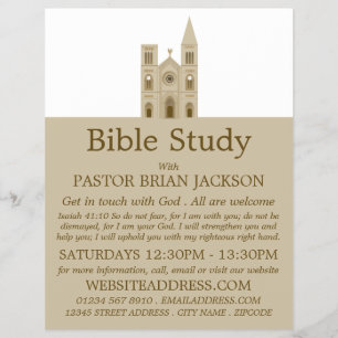 聖なる教会、キリスト教聖書級広告フライヤー チラシ