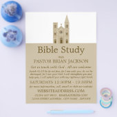 聖なる教会、キリスト教聖書級広告フライヤー チラシ (シングル)