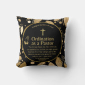 聖なる新しく定められた牧師の聖句の聖句カスタム クッション (正面)