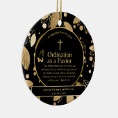 聖なる新しく定められた牧師の聖句の聖句カスタム セラミックオーナメント (右)