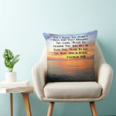 聖なる日の出エレミヤ29:11聖書の聖句 クッション (椅子)