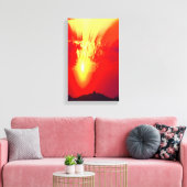 聖なる日没の芸術 キャンバスプリント (インサイチュ (リビング))