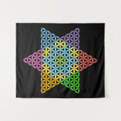 聖なる星 – 生命の星， 04/3D-CF. タペストリー (正面(横))