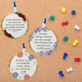 聖なる書物、 経典つるの記憶の詩 オーナメントカード