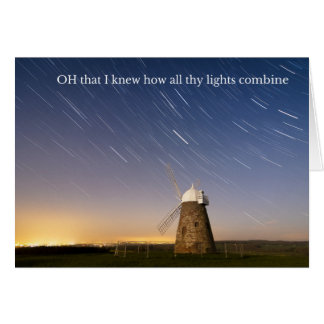 聖なる書物、経典についてのジョージハーバートの詩が付いているカード