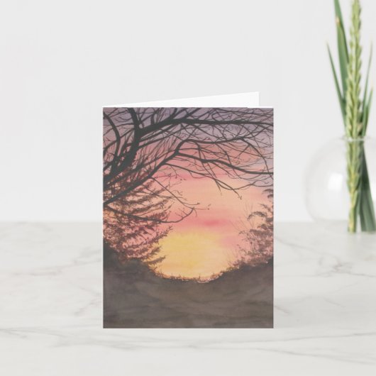 聖なる書物、経典のアイザイアの9:2のメッセージカード カード (正面)