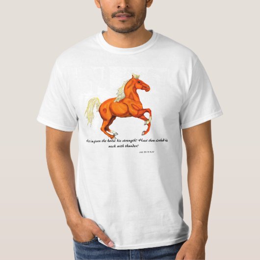 聖なる書物、経典のワイシャツを持つPalominoの馬 Tシャツ (正面)