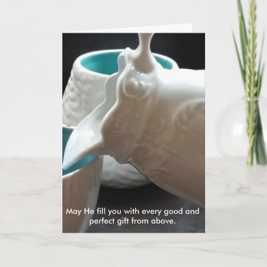 聖なる書物、経典の勇気付けられる カード (正面)